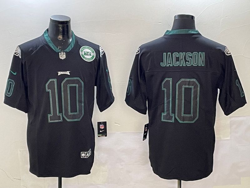 Men Philadelphia Eagles #10 Jackson Black Classic 2025 Nike Limited NFL Jersey style 3->philadelphia eagles->NFL Jersey